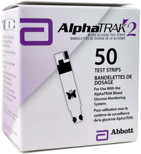 AlphaTrak 2 Test Strips /PKG 50 **Glucometer Test Strip Refill for the AlphaTrak 2 Glucometer Only!!**