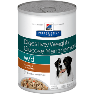 Hill's Prescription Diet w/d Canine Canned 354-370 g /PKGX12