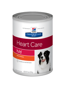 Hill's h/d (for Heart Health) - Canine Canned 370g /PKGX12