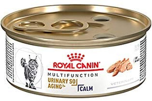 Royal Canin Multi-Function Urinary S/O Aging+Calm - Feline Canned 165g /PKG 24 **Format Pate**