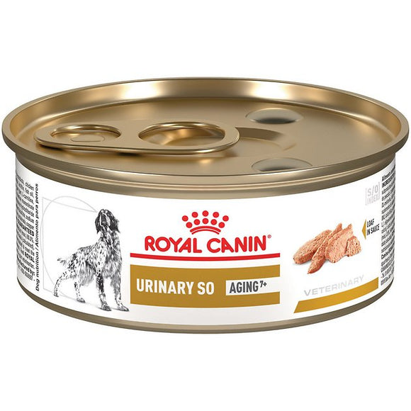 Royal Canin Urinary S/O Aging 7+ - Canine Canned 165g /PKG 24