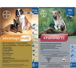 Multi Duo 100 Plus 25.1 45 kg Advantage Multi K9 Advantix II Must Speak with a Nurse Over the Phone Prior to Ordering