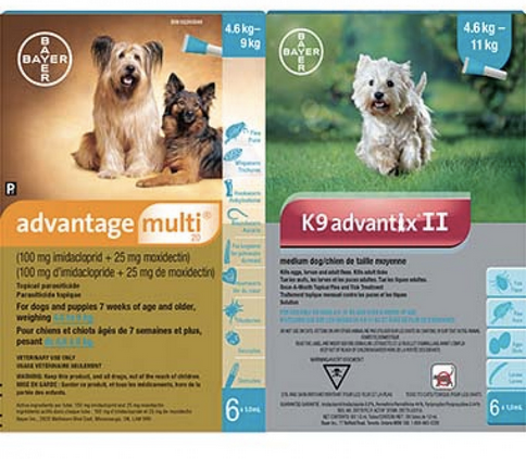 Multi Duo 20 Plus 4.6 11 kg Advantage Multi K9 Advantix II Must Speak with a Nurse Over the Phone Prior to Ordering