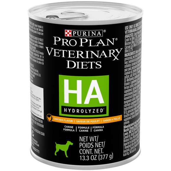 Purina HA Hypoallergenic Form - Canine Canned 377g /PKGX12