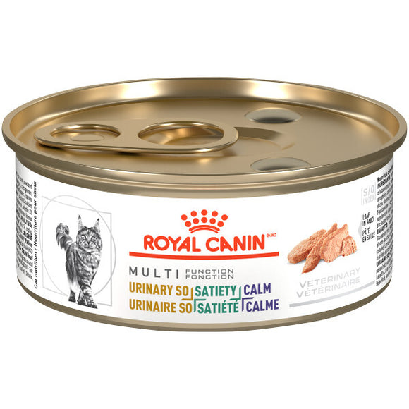 Royal Canin Multi-Function Urinary S/O Satiety+Calm - Feline Canned 165g /PKG 24 **Format Pate**