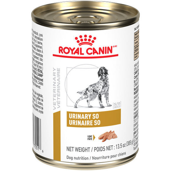Royal Canin Urinary S/O - Canine Canned 385g /PKG 12 **Format Pate**