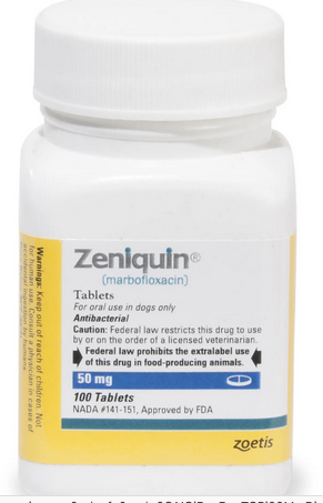 Zeniquin 50 mg Tablets Antibiotic